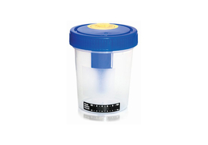 URINE SPECIMEN CONTAINER WITH INTEGRATED TRANSFER DEVICE POLYPROPYLENE 120 ML (4 OZ.) SCREW CAP STERILE (200 PER CASE) by McKesson