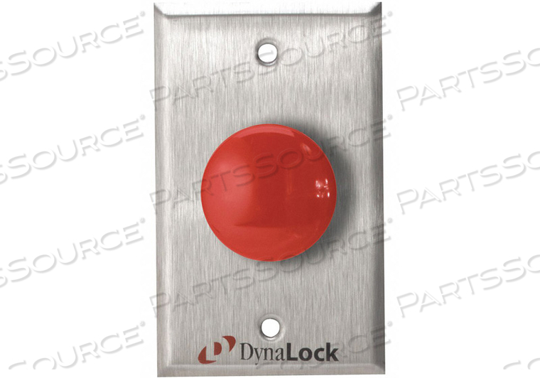 EXIT PUSH BUTTON SS RED RED SWITCH by Dynalock EXIT PUSH BUTTON SS RED RED SWITCH by Dynalock