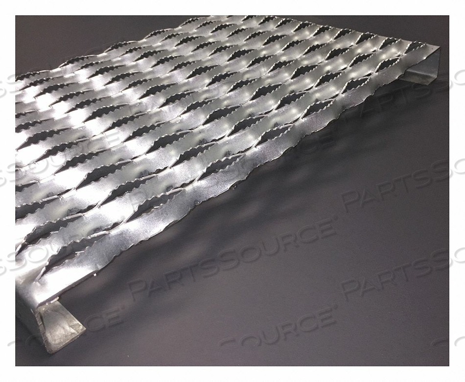 LADDER TREAD CHANNEL, CHANNEL, SERRATED, STEEL by Direct Metals