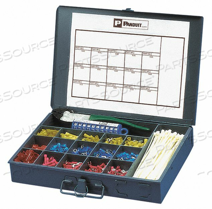 WIRE TERMINAL KIT 1177 PCS. 14 SIZES by Panduit