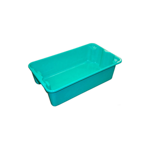 NEST AND STACK TOTE 780208 - 17-7/8" X10"-5/8" X 5", GREEN by Molded Fiberglass