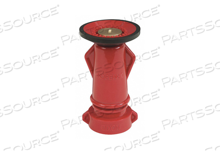 FIRE HOSE NOZZLE 1 IN. RED by Dixon Valve and Coupling