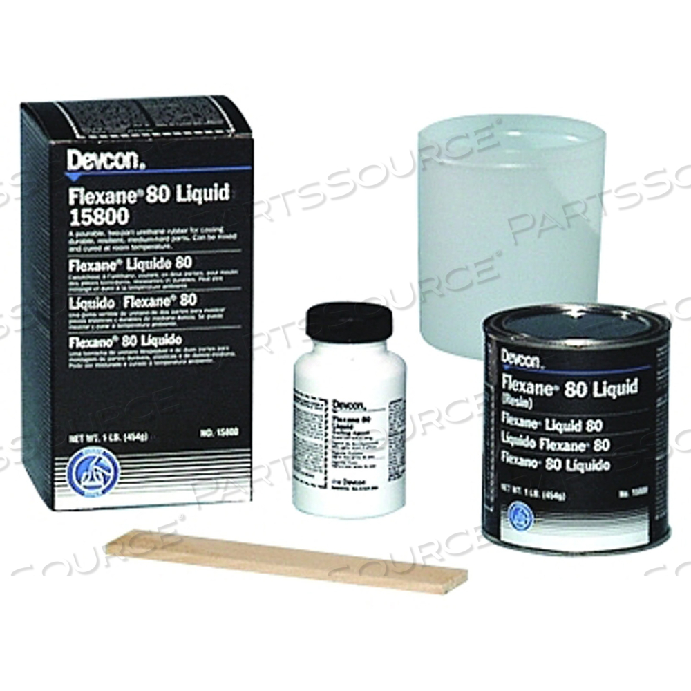 FLEXANE 80 LIQUID, 1 LB, CAN, BLACK by Devcon FLEXANE 80 LIQUID, 1 LB, CAN, BLACK by Devcon