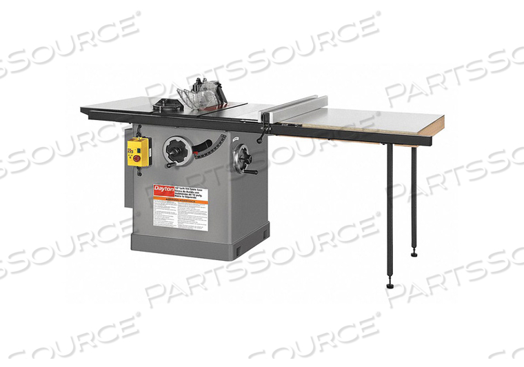 CABINET TABLE SAW 3450 RPM 10 IN BLADE by DAYTON ELECTRIC MANUFACTURING CO CABINET TABLE SAW 3450 RPM 10 IN BLADE by DAYTON ELECTRIC MANUFACTURING CO