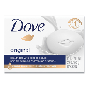 WHITE BEAUTY BAR, LIGHT SCENT, 2.6 OZ, 36/CARTON by Dove WHITE BEAUTY BAR, LIGHT SCENT, 2.6 OZ, 36/CARTON by Dove