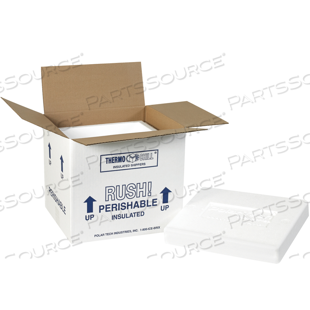INSULATED SHIPPING KITS, 10 1/2" X 8 1/4" X 9 1/4", WHITE, 2/CASE by BOX Partners (Box Acquisitions, LLC)