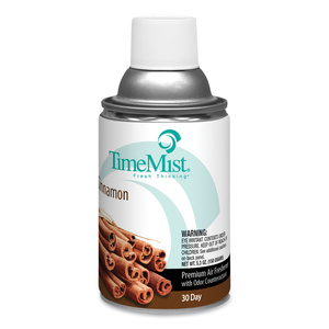 PREMIUM METERED AIR FRESHENER REFILL, CINNAMON, 6.6 OZ AEROSOL SPRAY, 12/CARTON by TimeMist