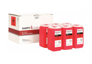 SHARPS CONTAINER 10 W 1-1/2 QT. SNAP LID by Sharps Compliance, Inc.