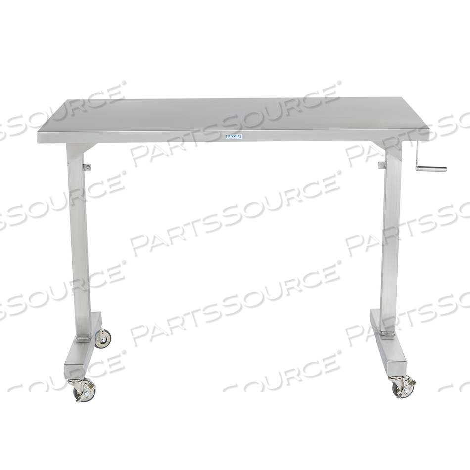 GEORGETOWN INSTRUMENT TABLE ADJ HT 48"W X (36 - 56)"H X 24"D by Blickman GEORGETOWN INSTRUMENT TABLE ADJ HT 48"W X (36 - 56)"H X 24"D by Blickman