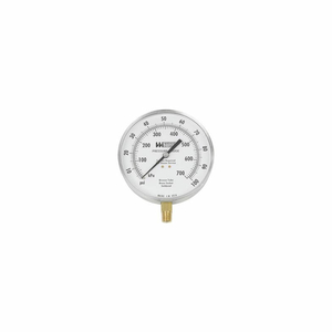 4 1/2" DIAL, 1/4" NPT, 0-160 PSI by Weiss Instruments