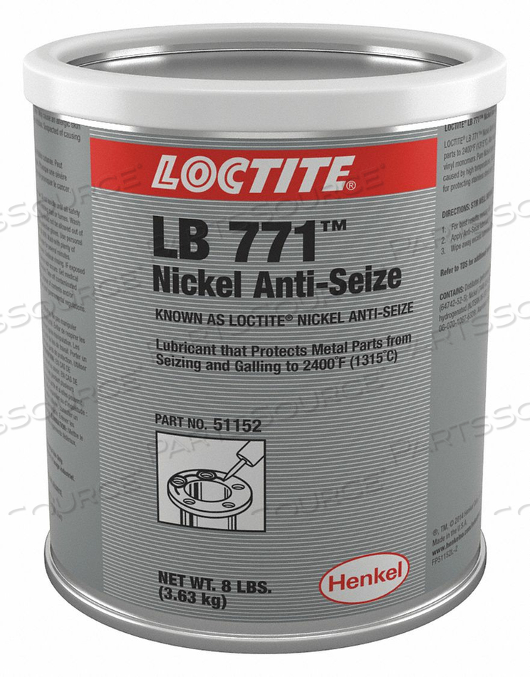ANTI-SEIZE COMPOUND 8 LB CAN LB 771 by Loctite Brand