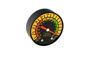 ANALOG VACUUM GAUGE ASSEMBLY, 0 TO 200 MMHG, MEETS ISO by Ohio Medical, LLC