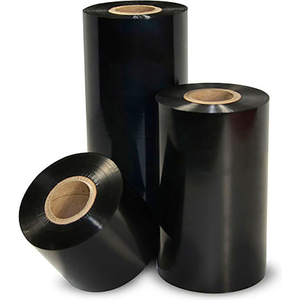 WAX/RESIN RIBBON 2-1/4"W X 244' L, 1/2" CORE, BLACK, CASE OF 12 by Zebra Technologies, Inc.