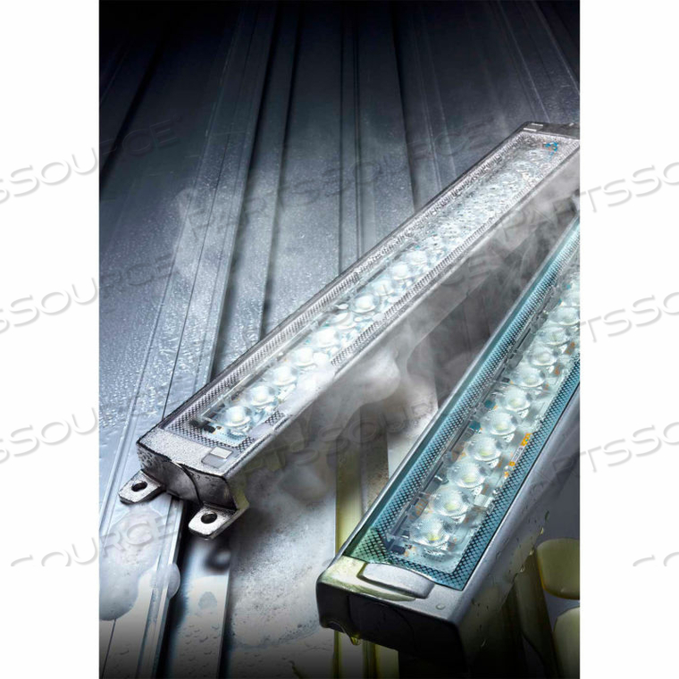 INDUSTRIAL LED MACHINE LIGHT, 300MM, TEMPERED GLASS, ALUMINUM, DC24V 