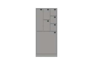 EVIDENCE LOCKER 36INW GRAY 7COMPARTMENTS by Sentinel