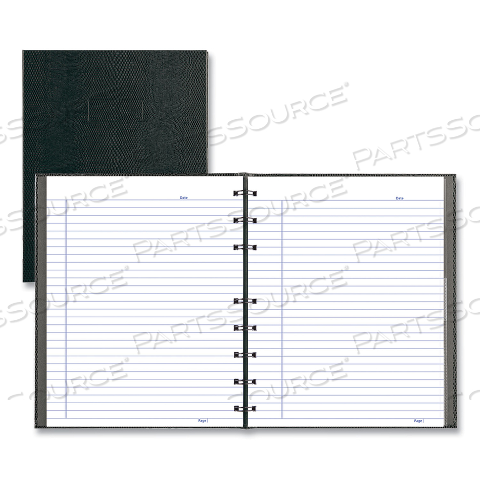 NOTEPRO NOTEBOOK, 1 SUBJECT, NARROW RULE, BLACK COVER, 9.25 X 7.25, 75 SHEETS by Blueline