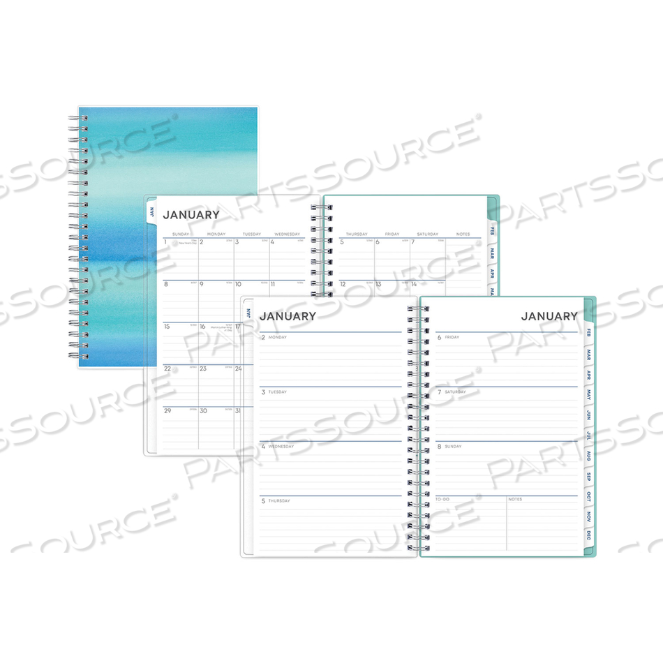 CHLOE FROSTED WEEKLY/MONTHLY PLANNER, CHLOE ARTWORK, 8 X 5, BLUE COVER, 12-MONTH (JAN TO DEC): 2023 