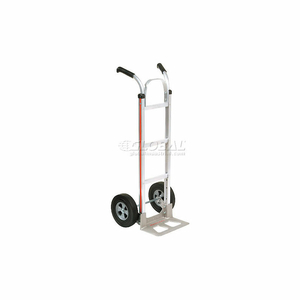 MAGLINER ALUMINUM HAND TRUCK DOUBLE HANDLE SEMI-PNEUMATIC WHEELS by Magliner