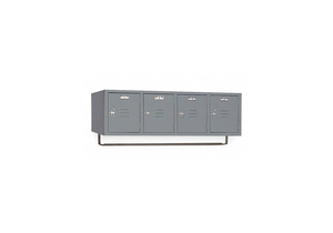 WALL BOX LOCKR LVRD 4 WIDE 1 TIER GRAY by Lyon WALL BOX LOCKR LVRD 4 WIDE 1 TIER GRAY by Lyon