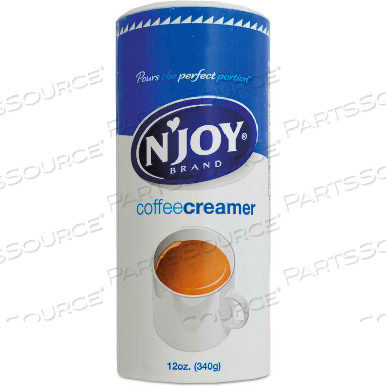 N'JOY NON-DAIRY COFFEE CREAMER, ORIGINAL, 12 OZ CANISTER, 3/PACK by Sugar Foods Corp