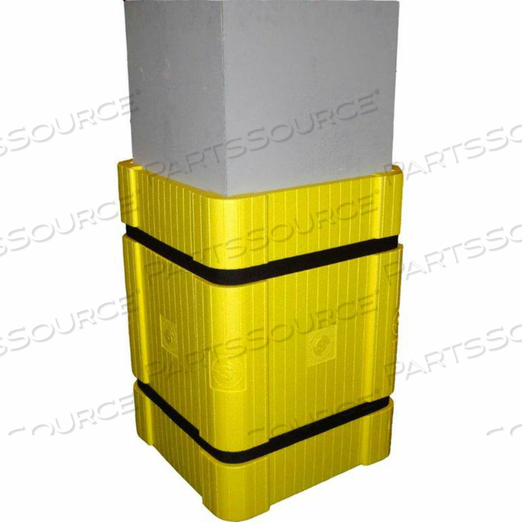 PARK COLUMN PROTECTOR KIT - FOR 24" X 24" SQUARE COLUMNS, YELLOW by Sentry Protection System
