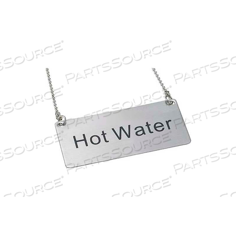 CHAIN SIG, HOT WATER, 3-1/2"L, 1-3/4"H, STAINLESS STEEL by Winco DWL International, LLC