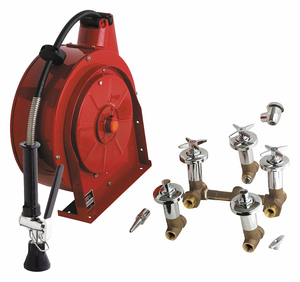 HOSE REEL ASSEMBLY WITH COVER AND by Chicago Faucets
