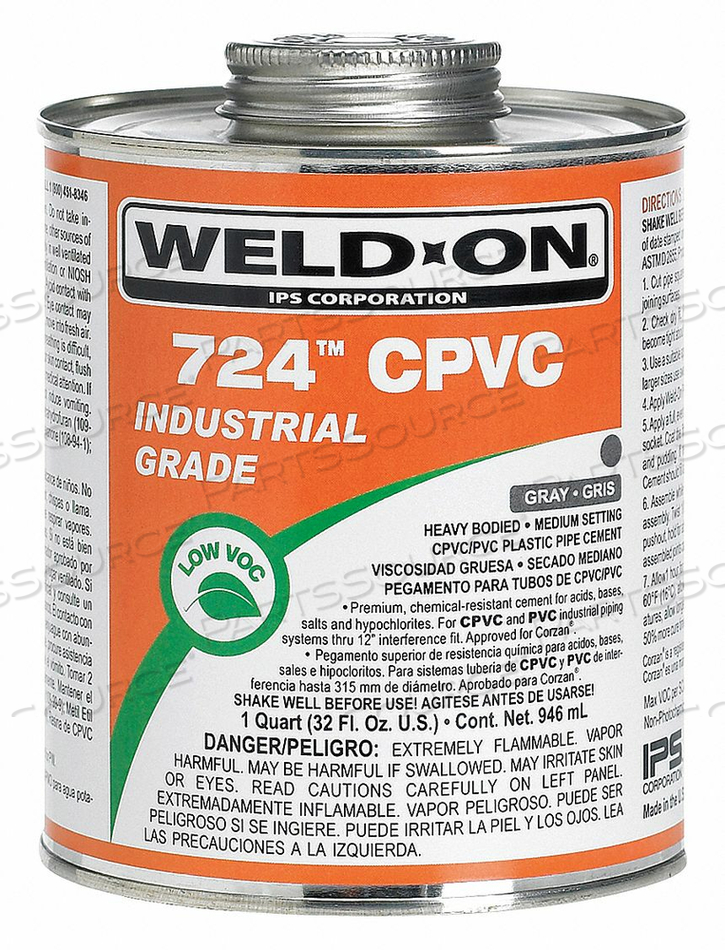 PIPE CEMENT CPVC GRAY PINT by Weld-On