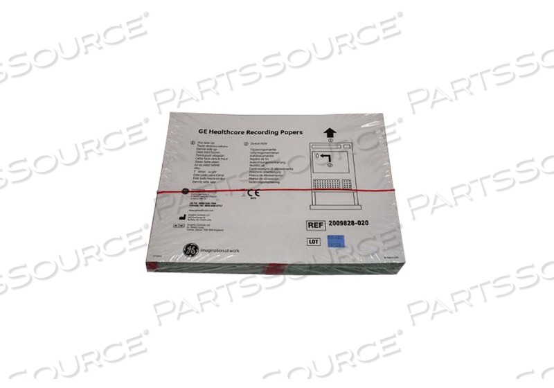 DIAGNOSTIC CARDIOLOGY PAPER, RED GRID FULL PAGE by AirLife (aka SunMed Group, LLC)