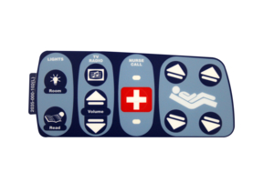 STANDARD NURSE CONTROL LEFT LABEL, COMM I/L by Stryker Medical