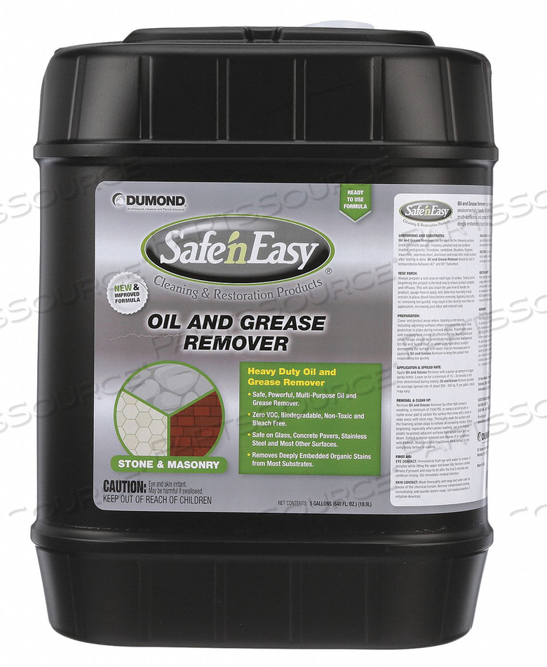 CLEANER/DEGREASER 5 GAL. PAIL by Dumond CLEANER/DEGREASER 5 GAL. PAIL by Dumond