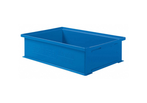 SOLID WALL STACKING CNTNER 19X13X5 BLUE by SSI Schaefer