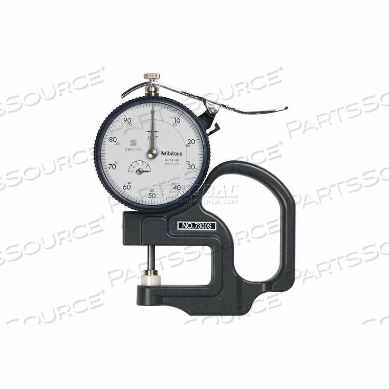 0-.50" DIAL THICKNESS GAGE by Mitutoyo 0-.50" DIAL THICKNESS GAGE by Mitutoyo