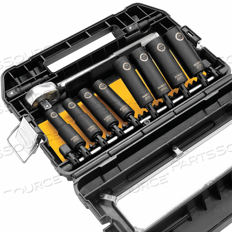 DEEP WELL SOCKET SET 3/8 IN DR 10 PC by DeWalt