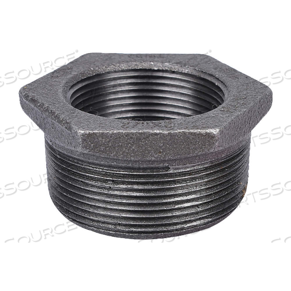 HEX BUSHING, MALLEABLE IRON, 3 1/2 IN X 3 IN FITTING PIPE SIZE, MALE NPT X FEMALE NPT, CLASS 150 by Approved Vendor