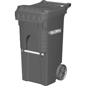 MOBILE TRASH CONTAINER, 35 GALLON GRAY by Otto Environmental Systems