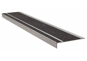 STAIR TREAD BLACK 42IN W EXTRUDED ALUM by Wooster