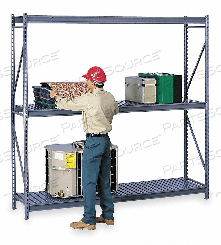 BULK RACK STARTER 120 H 48 W 24 D GRAY by Tennsco Corp.