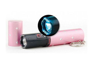 STUN GUN 3.0 MILLION 100 LUMENS PINK by Guard Dog Security