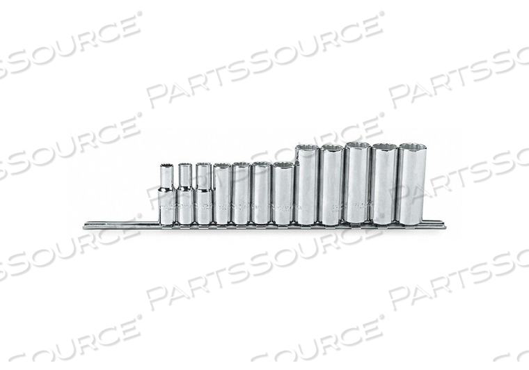 SOCKET SET METRIC 3/8 IN DR 12 PC by Proto