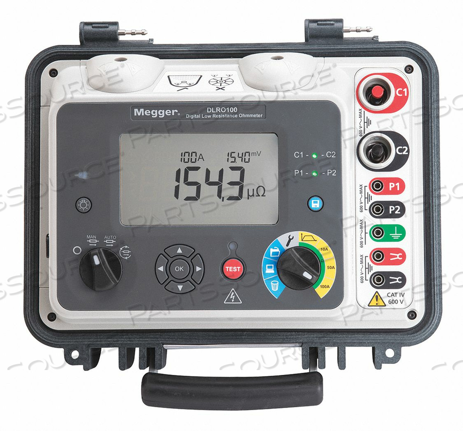 LOW RESISTANCE OHM METER NO INTERFACE by Megger LOW RESISTANCE OHM METER NO INTERFACE by Megger