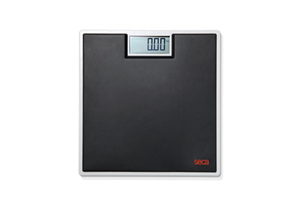 DIGITAL FLAT SCALE FOR INDIVIDUAL PATIENT USE, BLACK MAT, 330 LB/150 KG, 1.1 IN LCD by Seca Corp.