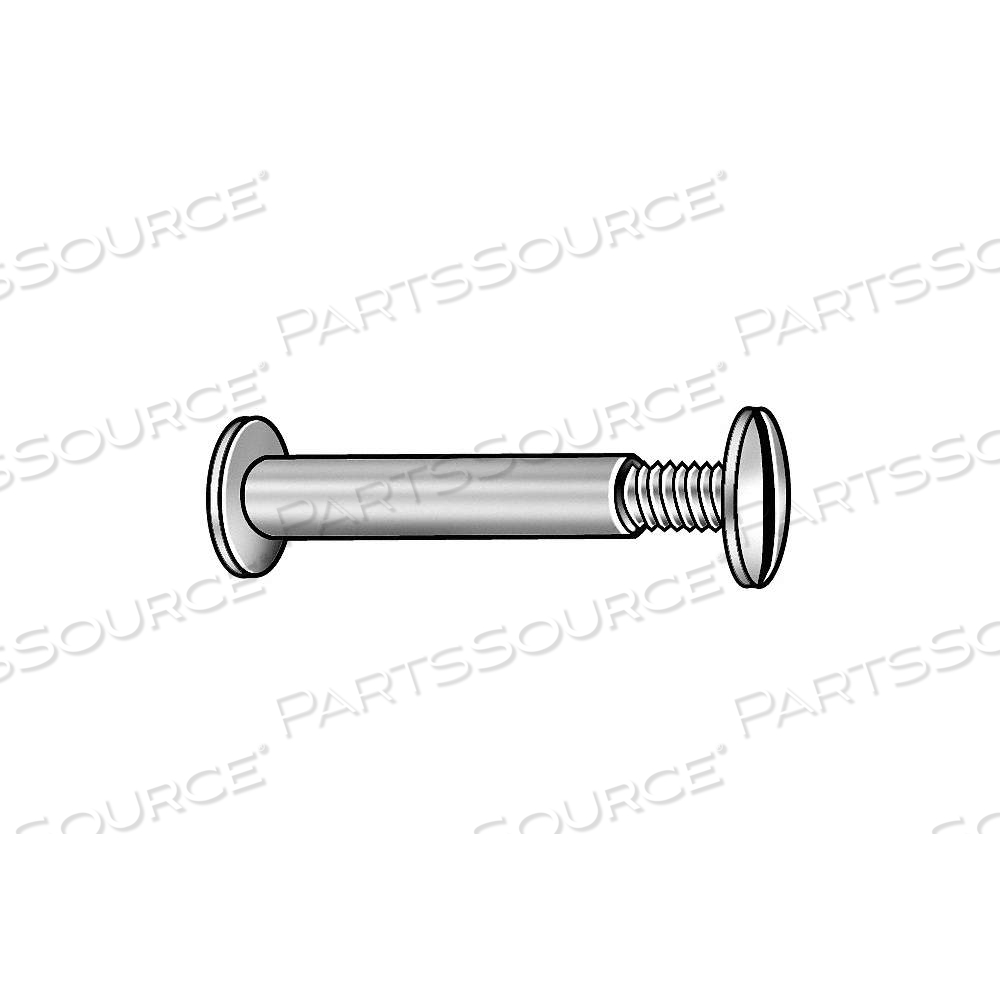 BINDING POST, #8-32 THREAD SIZE, 13/64 IN BRL DIA, 1 1/2 IN BRL LG, 18-8 STAINLESS STEEL by Approved Vendor