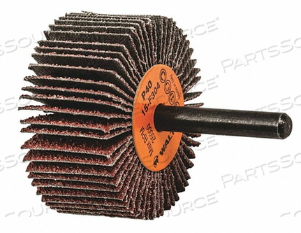 FLAP WHEEL 1/4 SHAFT 2 X1 40GR by Walter Surface Technologies