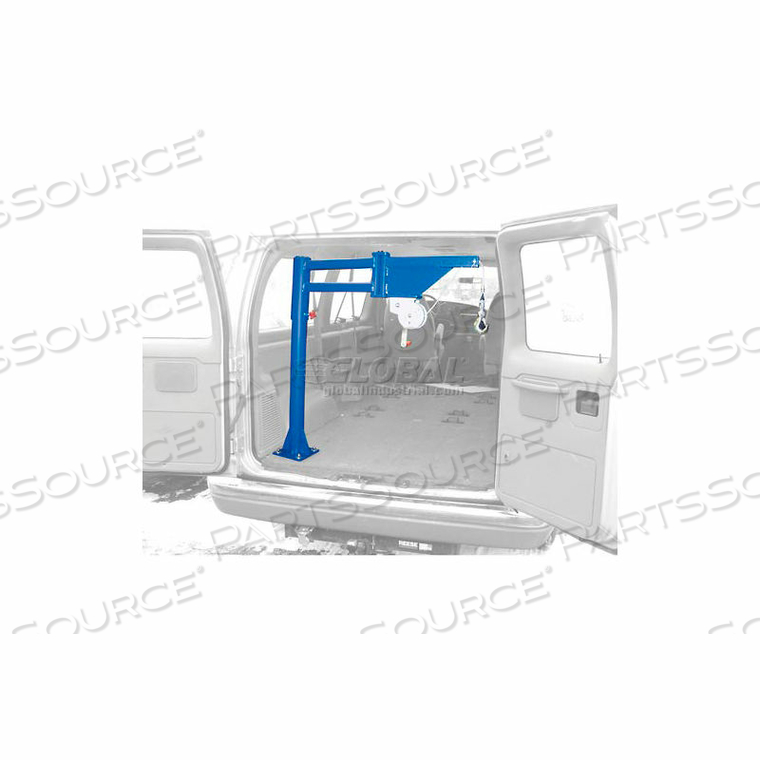 LOW-PROFILE MANUAL LIFT VAN & TRUCK JIB CRANE 400 LB. CAPACITY by Vestil Manufacturing Corp.