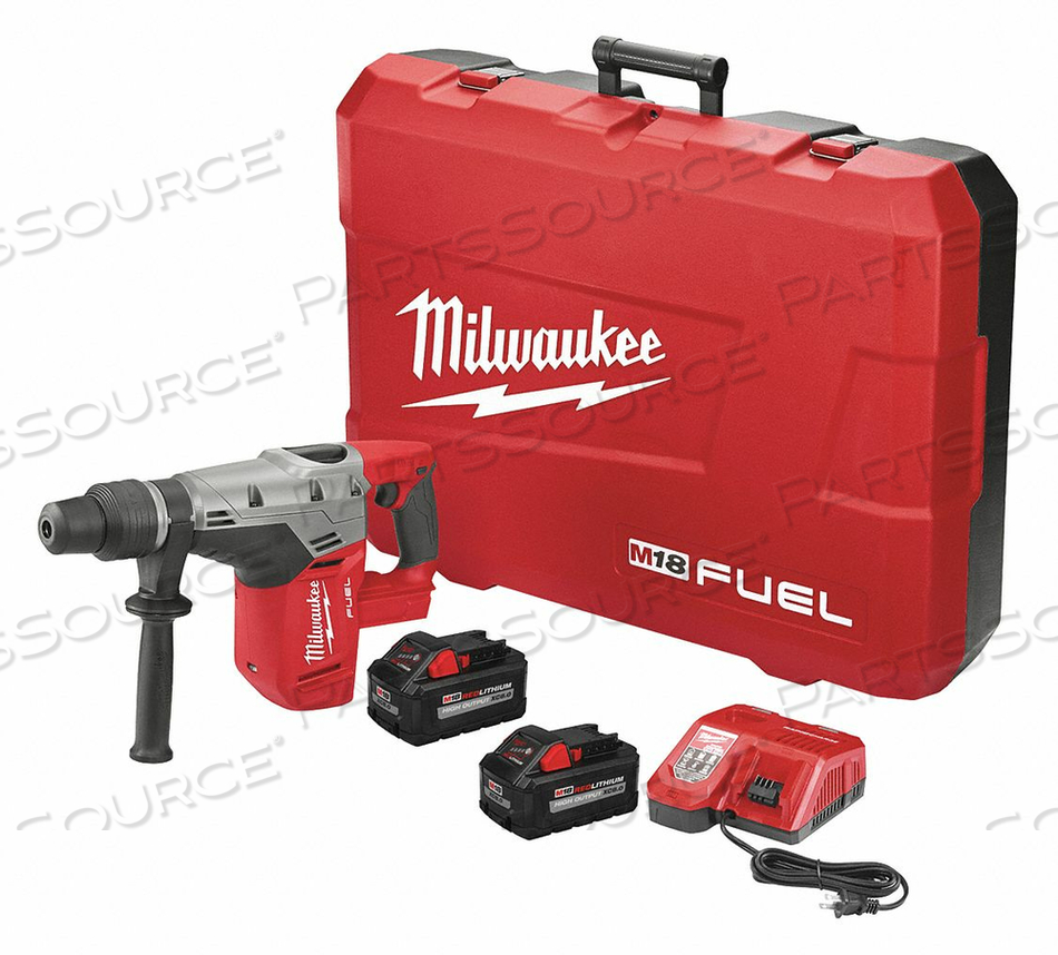 HAMMER DRILL KIT, SDS-MAX, 18 V, 0-450 RPM, CORDLESS by Milwaukee Electric Tools