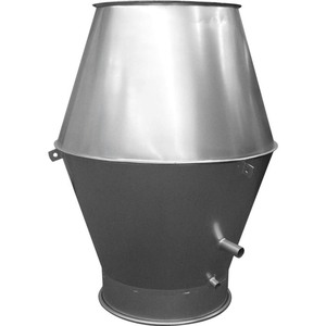 QF JET CAP, 16" DIA, GALVANIZED STEEL by Nordfab LLC