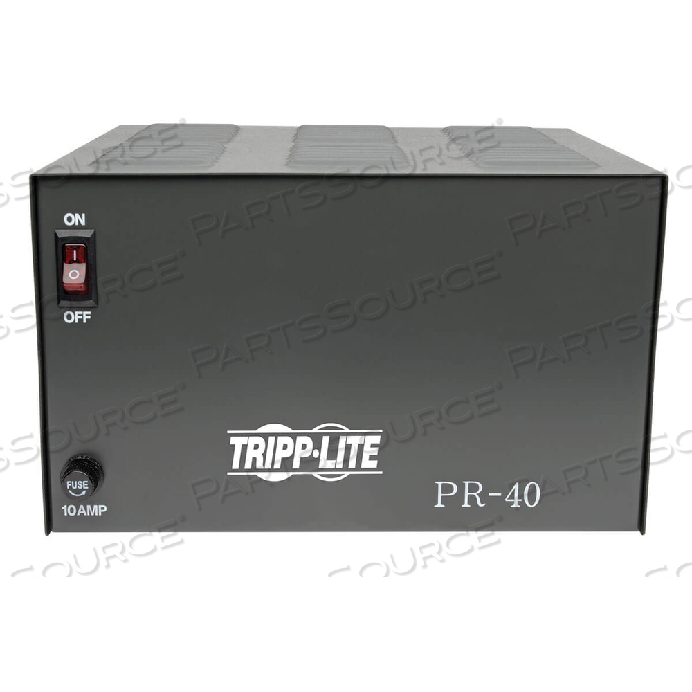 DC POWER SUPPLY 40A 120V AC INPUT TO 13.8 DC OUTPUT TAA GSA by Tripp Lite DC POWER SUPPLY 40A 120V AC INPUT TO 13.8 DC OUTPUT TAA GSA by Tripp Lite