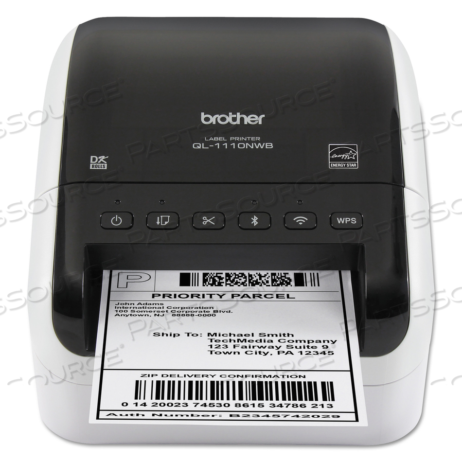 QL-1110NWB WIDE FORMAT PROFESSIONAL LABEL PRINTER, 69 LABELS/MIN PRINT SPEED, 6.7 X 8.7 X 5.9 by Brother
