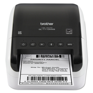 QL-1110NWB WIDE FORMAT PROFESSIONAL LABEL PRINTER, 69 LABELS/MIN PRINT SPEED, 6.7 X 8.7 X 5.9 by Brother QL-1110NWB WIDE FORMAT PROFESSIONAL LABEL PRINTER, 69 LABELS/MIN PRINT SPEED, 6.7 X 8.7 X 5.9 by Brother